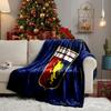 Löwen Schild Genua Decken Flanelldecken Plüsch für Sofa Bett Geschenke für Männer Frauen Reise Picknickdecke Weihnachts-Fan-Geschenke