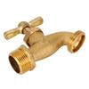 Irrigation Hose Bibb G3 4in Bent Nose Garden Valve Brass Plumbing Fitting for Residential and Commercial Applications