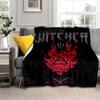 Coperta con Stampa 3D di Lupo Gioco W-Witcher Coperte da Divano per Letti Morbida Calda Coperta Plaid Lupi che Corrono Coperta da Lancio Coperta in Flanella