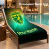 Custom Text Norwich City Print Beach Towel Large Towel For Home Bathroom Beach