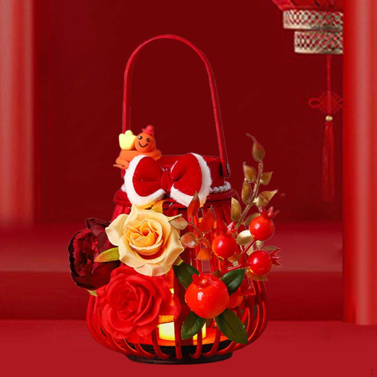 

Китайский Год Ротанговый Фонарь DIY Материал Ручной Декор Ручной Работы Творческий Маленький Style A