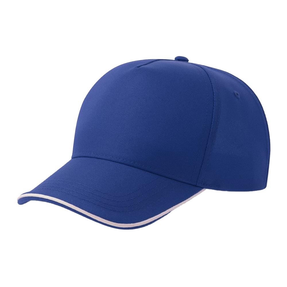 Atlantis Headwear Unisex Adult Recy Five Piping 5 Panel Recycled Structured Baseball Cap