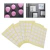 200Pcs Transparent Round Double Sided Tape Sticker Strength Adhesive Sticker Nail Art15mm