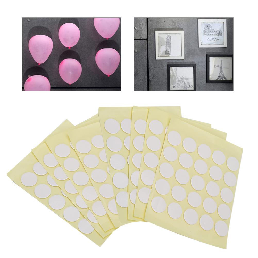 200Pcs Transparent Round Double Sided Tape Sticker Strength Adhesive Sticker Nail Art15mm