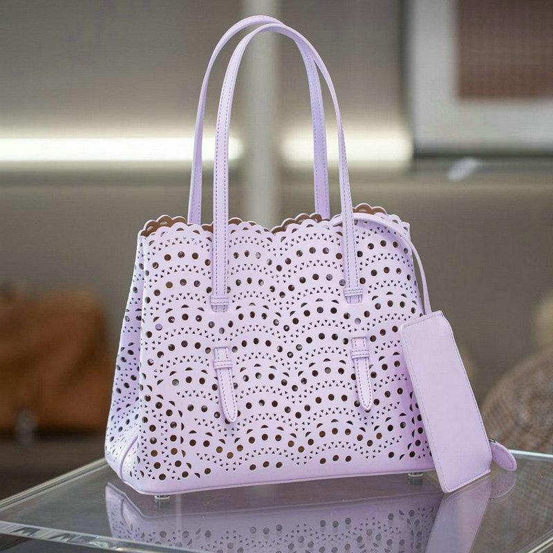 Designer Luxe Hoge Kwaliteit Mini Koeienhuid Schouder Handtassen Uitgesneden Mode Grote Capaciteit Echt Leer Emmer Tas