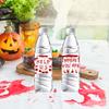 Horror Themed Halloween Blood Hand Pattern Water Bottle Sticker Decoration