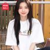 MINISO Women's 2026 Summer Cotton Relaxed Fit T-shirt