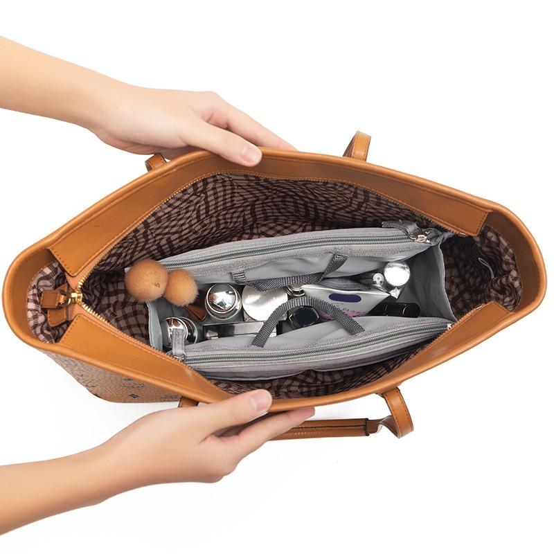 Make Up Organizer Insert Bag For Handbag Inner Pouch Fit Luxury Handbags For Women Travel Multifunctional Portable Storage Bags