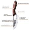 Meat Cleaver Hand-forged Boning Knife Peeling Knife Professional Slaughter Stainless Steel Kitchen Knife