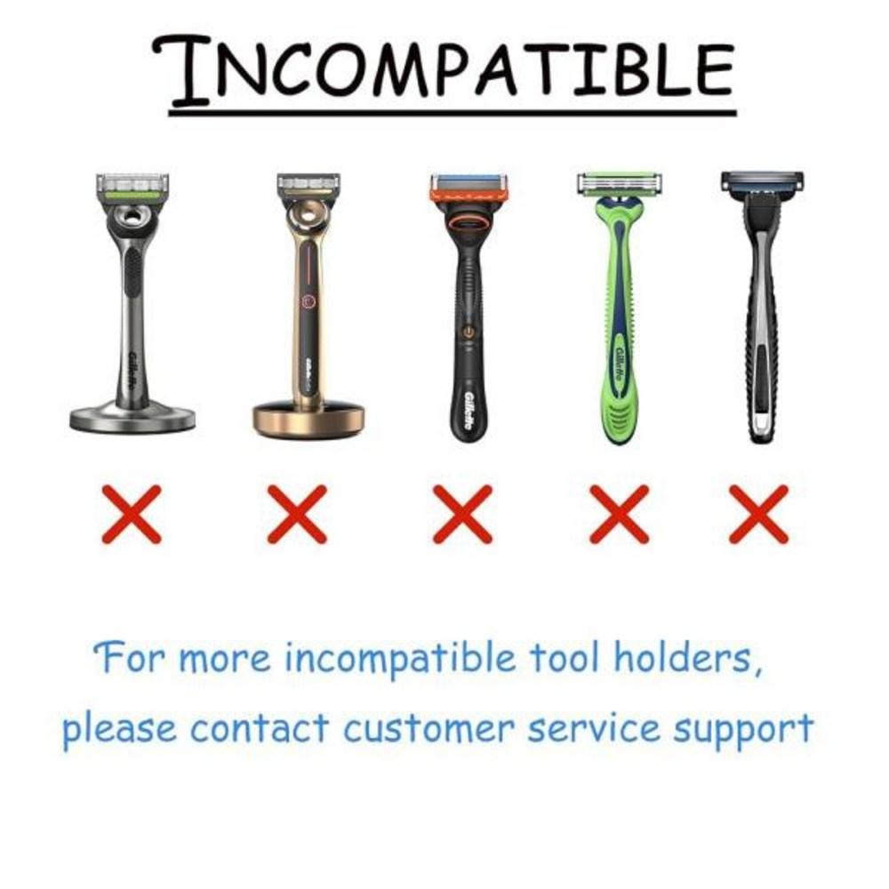 PULYRE Razor Case Portable Plastic Manual Box Gillette Waterproof Gray Black Travel Case 1PC, 2) Gray-Black