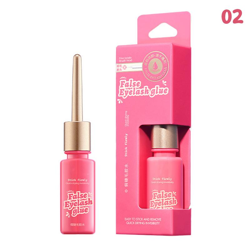 12G False Eyelash Extension Glue Waterproof Fast Dry Long Lasting Strong No Irritation Transparent Eyelash Extension Primer Tool