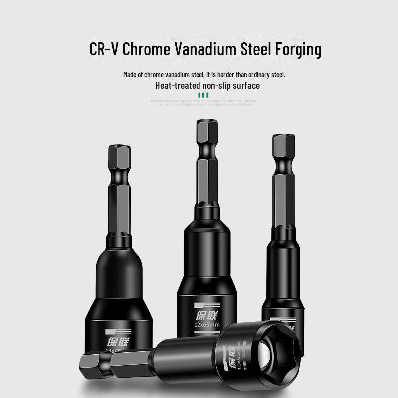 8mm Hex Magnetic Sleeve Screwdriver Head for Disassembly and Installation