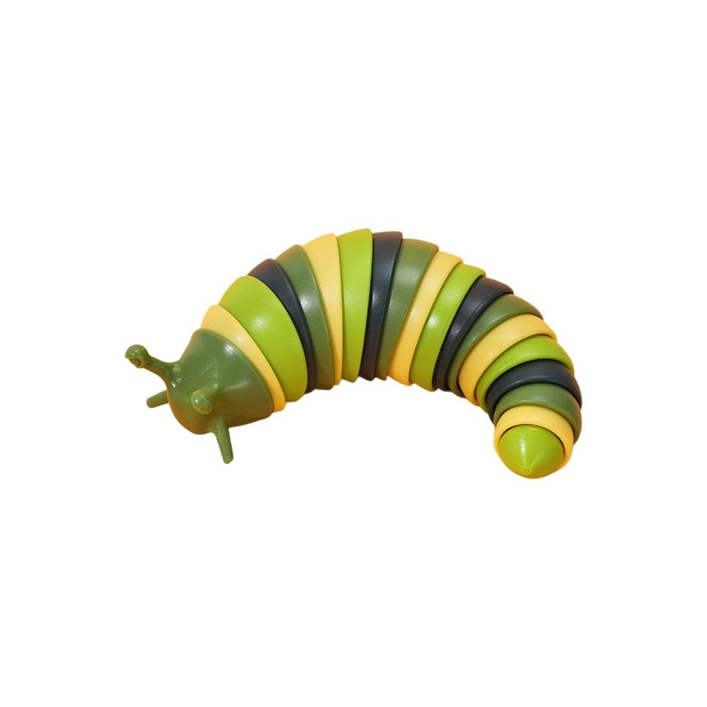 Stackable Caterpillar Toy for Toddlers Educational Segment Puzzle Early Learning Plastic Material for Children Playroom Nursery