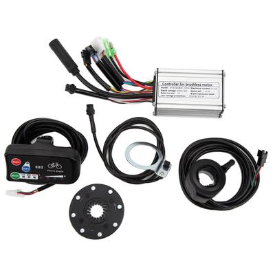 Electric Bicycle 36V 48V 15A Square Wave Controller with LED880 Display Kit for 250W Brushless Motor
