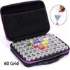 5D Diamond Painting Accessories Storage Box 15/30/60/120 Slot Beads Bottles Container Jar Zipper Case for DIY Diamand Painting