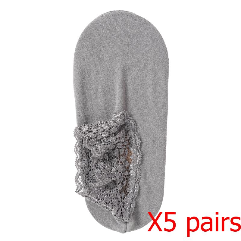 Women's Autumn Winter Thickened Warm Fleece Socks Lace Ankle Socks Non-slip Floor Socks