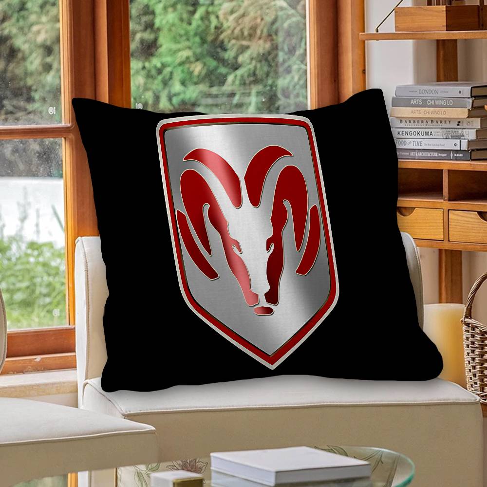 D-Dodges Auto Brand Pillowcase toon Gift Cushion Cover Bedroom Home Sofa Chair Seat Decor pillow case