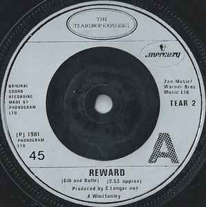 

7-дюймовая пластинка TEARDROP EXPLODES - Награда TEAR2 Mercury 1981 UK Rock Б/у