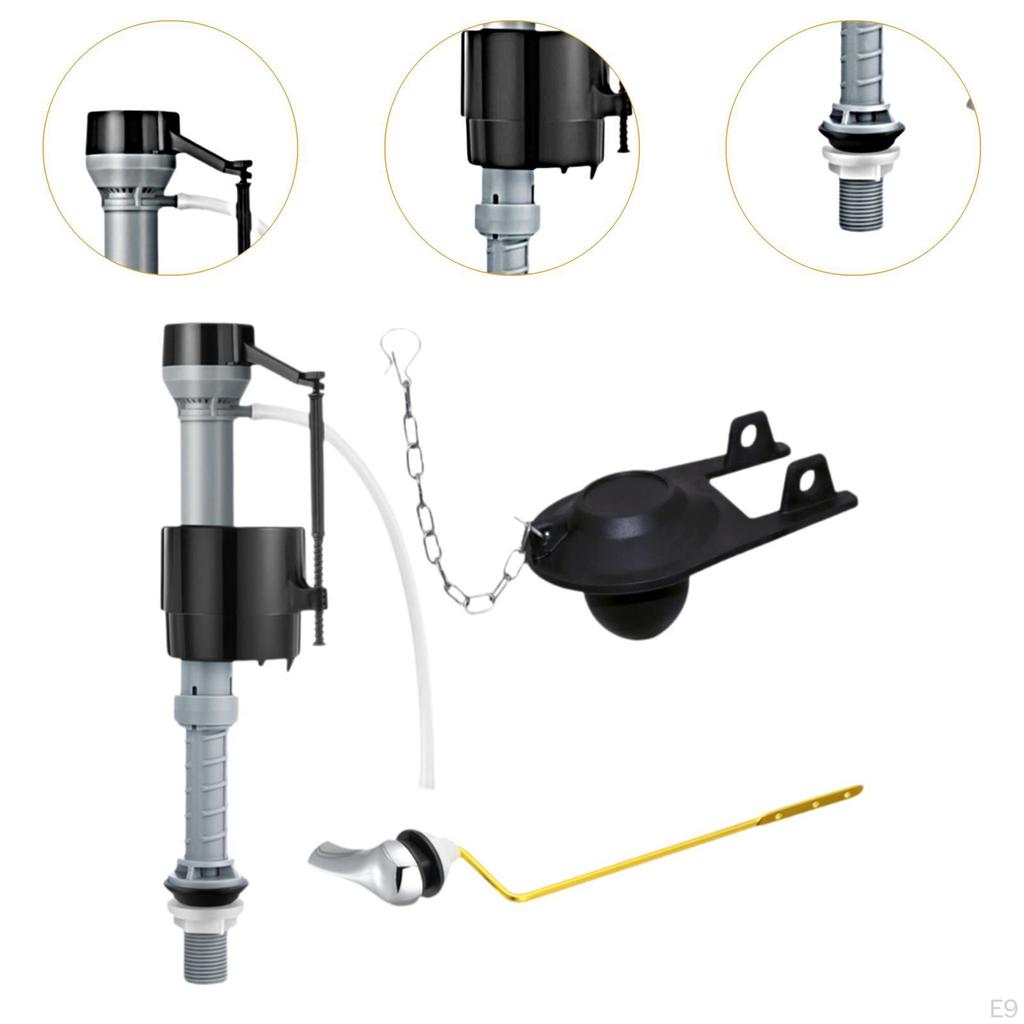 Einfach zu installierendes Toilettenspülkasten-Montageset zum Ersetzen von seitlichen Zulaufspülkästen