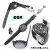 Swatch X OMEGA Leather and Rubber Strap with D-Buckle (Black)