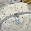 Contrast Dot Printed Student Schoolbag Large Capacity Backpack