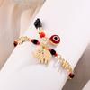 Adjustable Elephant Bracelet Vintage Retro Bracelet Irregular Bohemian Style Bead Bracelet  Gifts