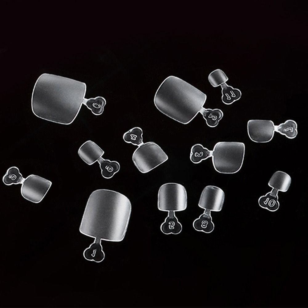 

Soft Fake Toenails Full Cover Press On Toenails Gel Nail Extensions False Toenails For Nail Salons matte