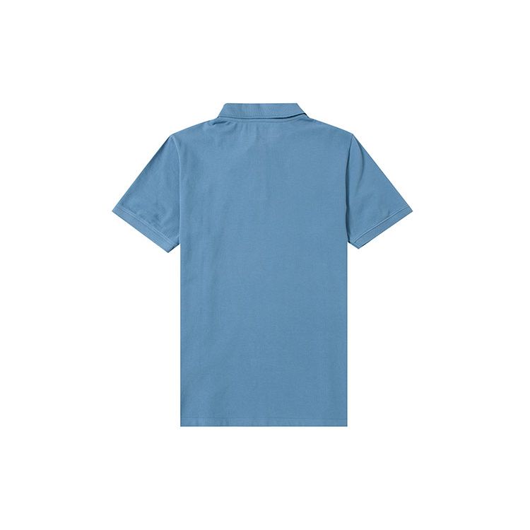 Timberland Solid Color Logo Outdoor Casual Short Sleeve Polo Shirt Men Polo Shirts Sky-Blue A24H2-DJ5