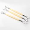 Children's 3-Piece Double-Ended Stainless Steel Clay Sculpting Tools Set