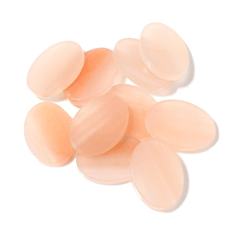 5pcs 13x18mm Oval Natural Cabochon Stone Flat Round Colorful Spacers For Earrings/Pendant DIY Jewelry Making Accessories