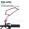 Motorcycle Rearview Mirror Pedal Electric Motorcycle Universal Mirror Modification Accessories 360 Degree Rotation Side