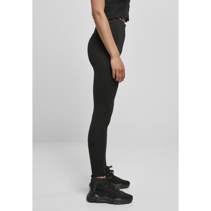 Legging femme Urban Classics lace hem - noir - XS