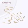 18K Gold Plated Ear Wire,High Quality Earring Hooks For DIY Earwire Jewelry Making Supplies Wholesale