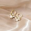 Simple Geometric Pearl Stud Earrings Exquisite Commuter Superior Earrings Earrings