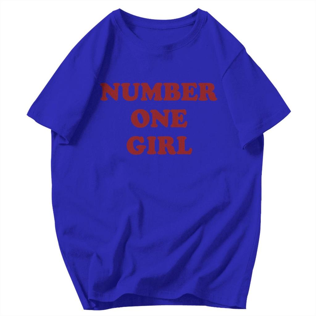 Men T Shirt ROSE Number One Girl 2025 Idea Y2K Graphic Short Sleeve Unisex Tops T Shirts