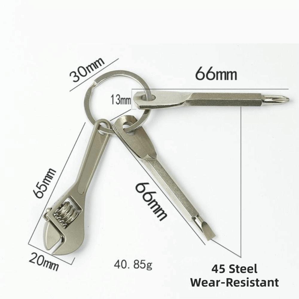 Stainless Steel Mini Screwdriver Set 3-Piece Set Monkey Wrench  Home Repair