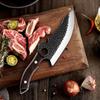 Zestaw noży myśliwskich do tasaka do mięsa, ręcznie kuty nóż do filetowania, serbski nóż szefa kuchni, nóż kuchenny ze stali nierdzewnej, nóż do ryb i rzeźnika