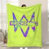Watch Dogs 2 Throw Kid-Friendly Flannel Throw Blanket Soft Warm Anti-Static Washable All Season
