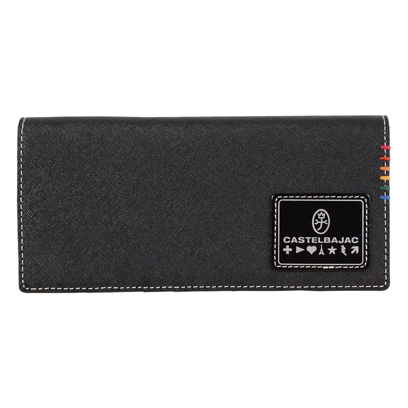 

[Castelbajac] long wallet Cover genuine leather sort 034615 men s long wallet leather cowhide [01] black