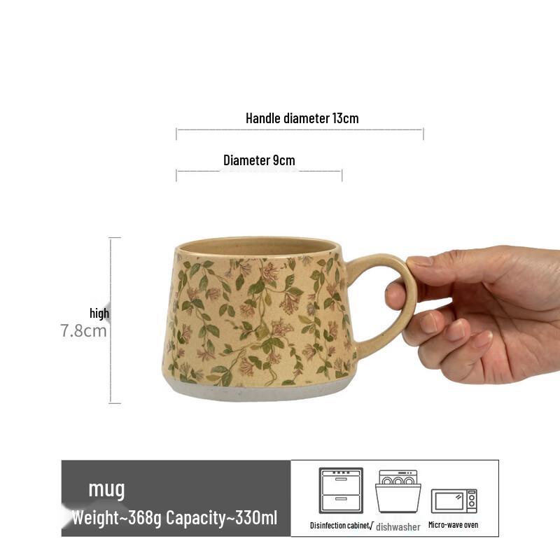 Artistic Bone China Mug