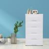43.5x29x80cm Plastic Drawers Dresser Storage Cabinet Suitable for Bedrooms, Living Rooms, Studies,Beauty Stores