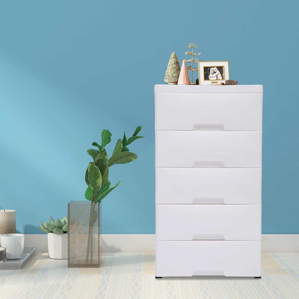 43.5x29x80cm Plastic Drawers Dresser Storage Cabinet Suitable for Bedrooms, Living Rooms, Studies,Beauty Stores