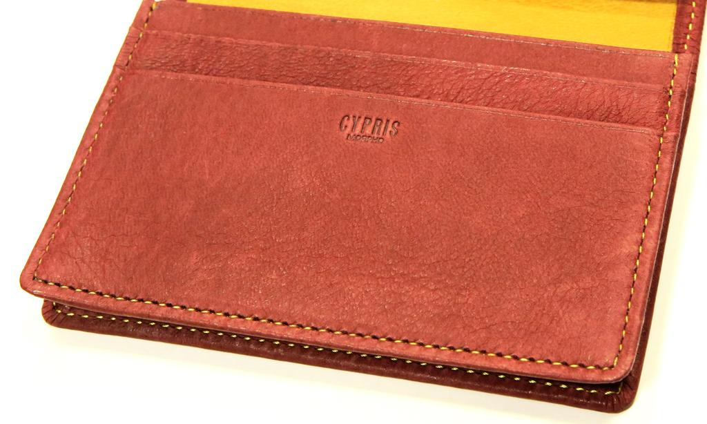 Deer Skin 2 Business card pass holder gusset and pass holder 2353 [CYPRIS] (Deerskin 2) + (through included) (authorized dealer) (green)