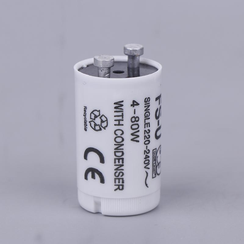 5 Pz/Set Singolo 220V-250V 4-80W Starter Lampada Fluorescente Fs-U S2 Tl Starter Tubo Fusibile Starter Ce Rohs