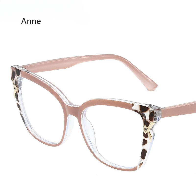 Women Vintage Glasses Stylish New Multi-color Rim Blue Light Blocking Decor Eyeglasses Trendy  Design Optical Frames