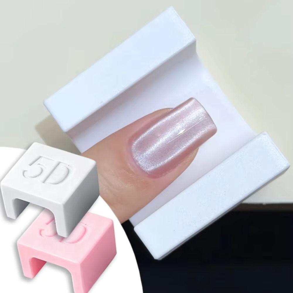 Starker Magnetischer Cat Eye Magnet U-förmiges Design Automatisches 5D Nagel DIY Werkzeug French Nails Herstellung