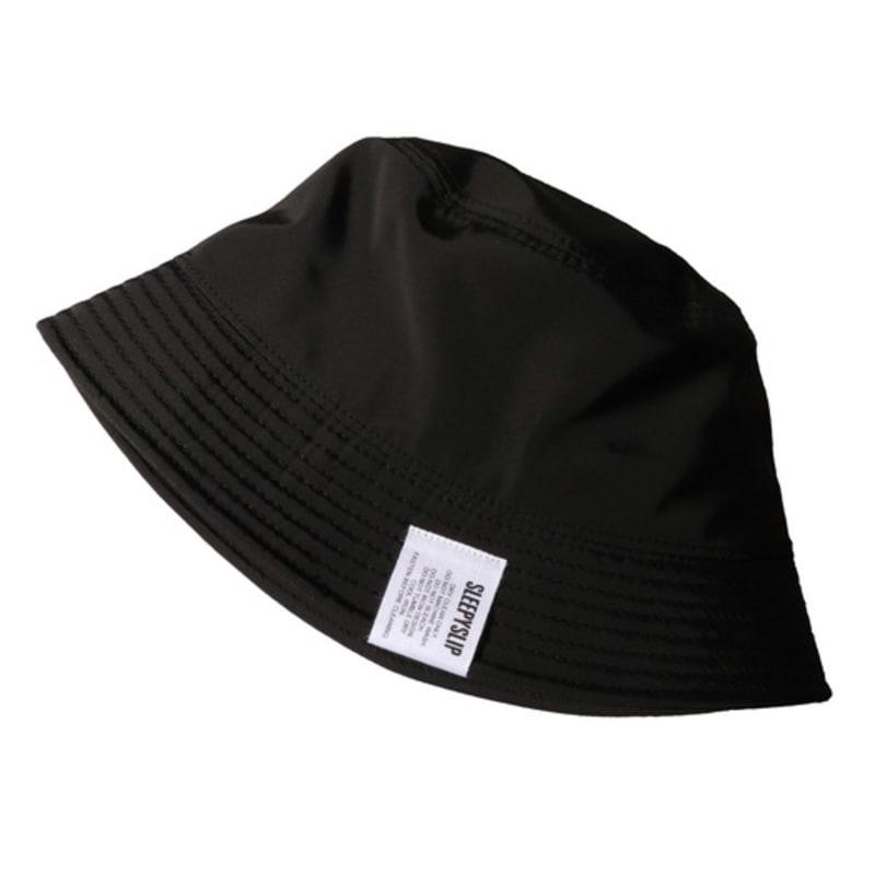 SLEEPYSLIP SATIN SCHWARZER BUCKET HAT