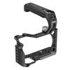 Poyinco Camera Cage + Top Handle Kit Camera Video Cage with Cold Shoe Mount 1 4 Inch & 3 8 Inch Threads Aluminum Alloy