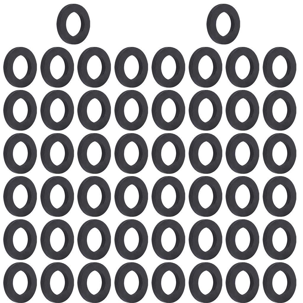 High Quality Tap Washers Parts 4 X 3/4 Inch 50 Pack Hose Rubber Washers Seals Shower Head Transparent Waterproof
