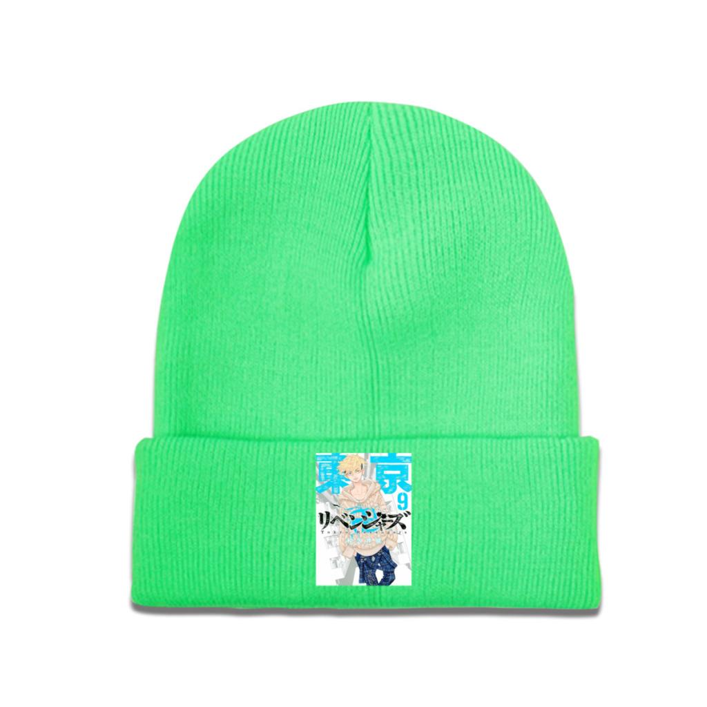 Chifuyu Tokyo Revengers Knitted Hat for Women Unisex Skullies Beanies Winter Hats Japan Anime Takemichi Hanagaki Warm Melon Cap